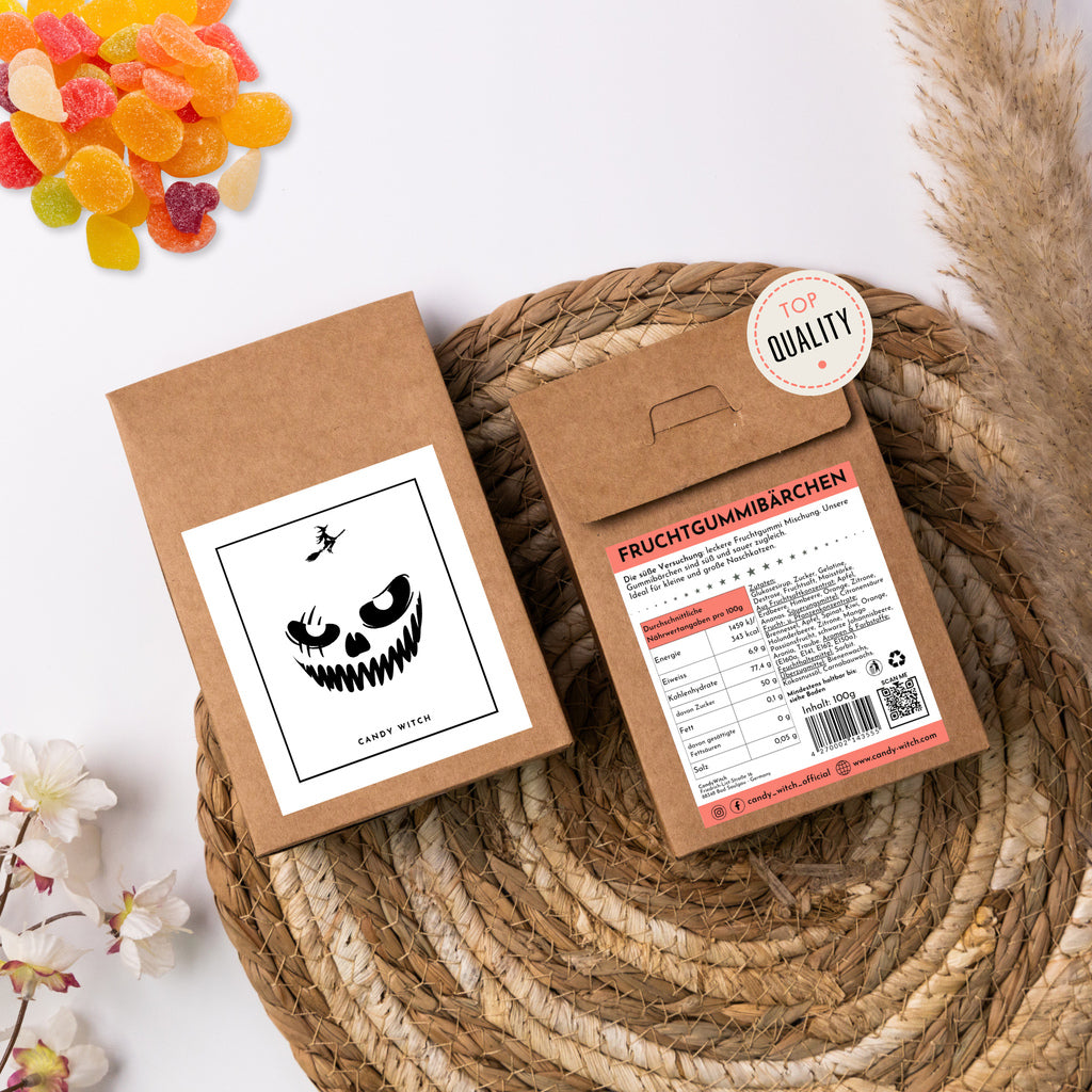 Candy Witch Süßigkeiten | Spooky face.
