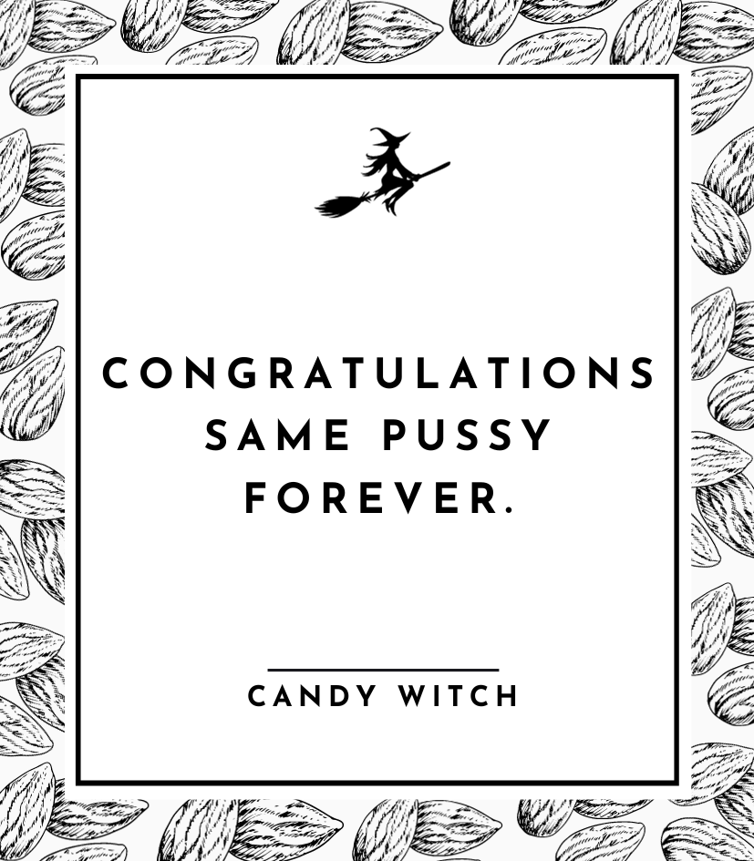 #801 | Congratulations. Same Pussy Forever.