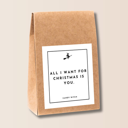 Candy Witch Süßigkeiten | All i want for Christmas is you.