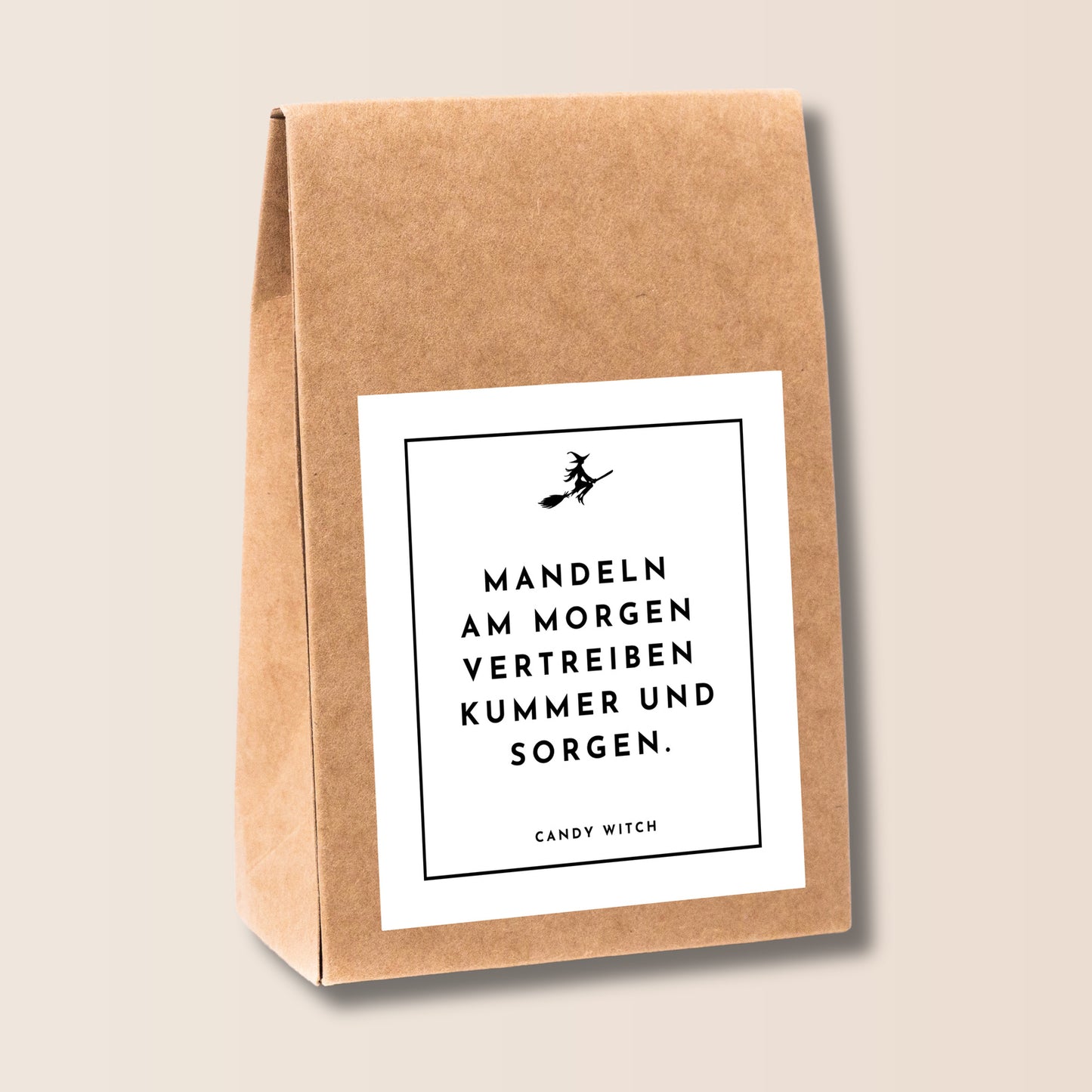 Candy Witch Süßigkeiten | Mandeln am Morgen vertreiben Kummer und Sorgen.