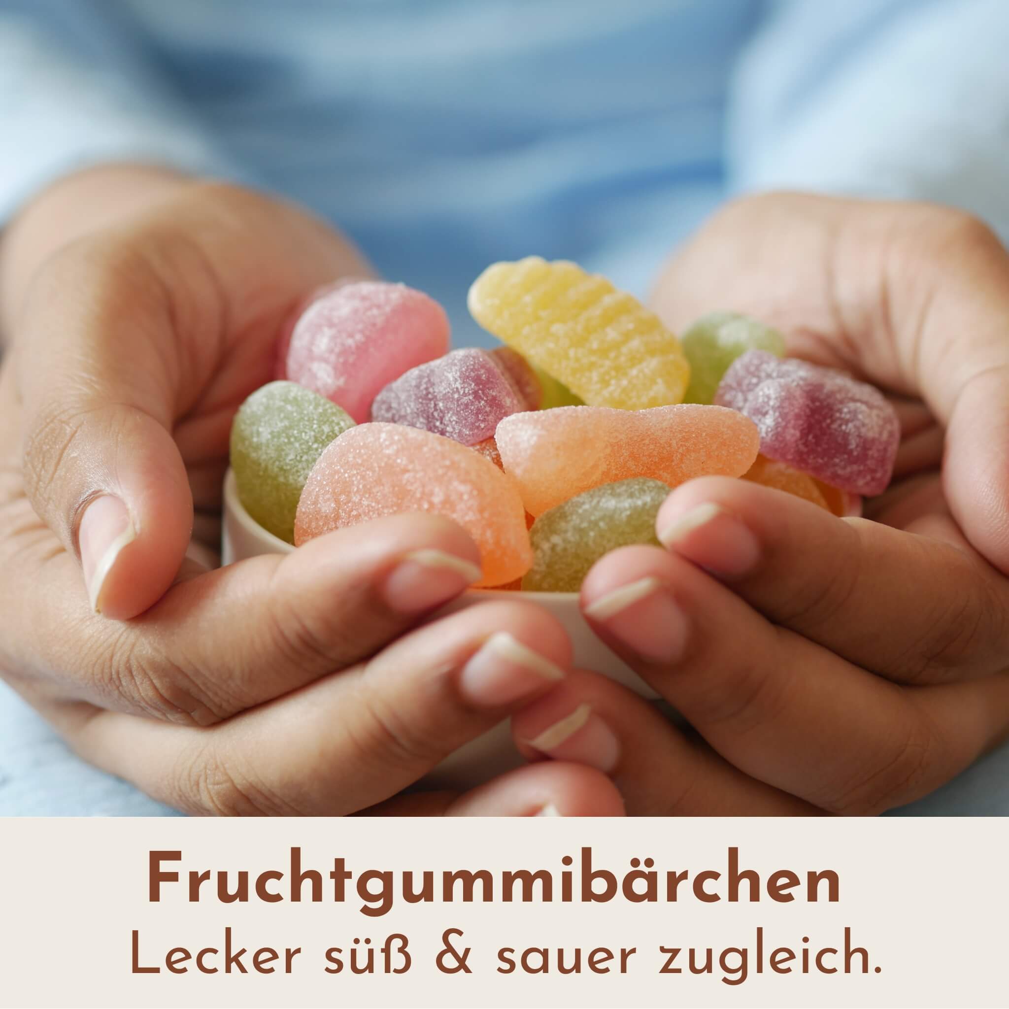 Fruchtgummibärchen, lecker süß und sauer zugleich